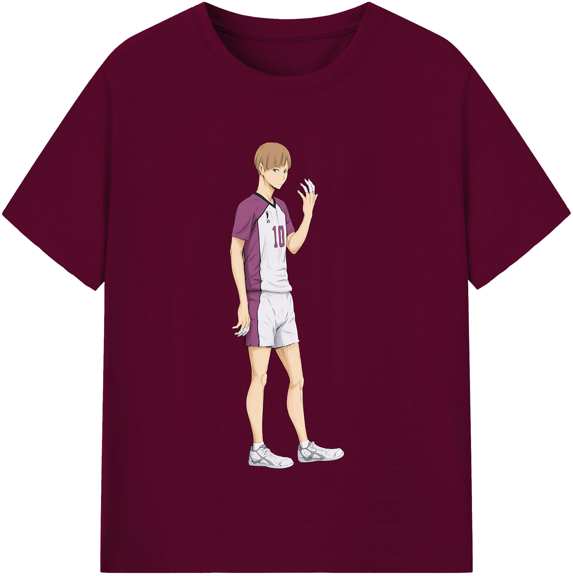 （画像用） ハイキュー!! Haikyu!! レディースカジュアルプリントTシャツ（綿100％）